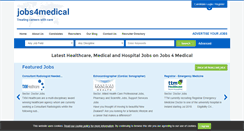 Desktop Screenshot of jobs4medical.co.uk