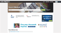 Desktop Screenshot of jobs4medical.com