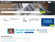 Tablet Screenshot of jobs4medical.com